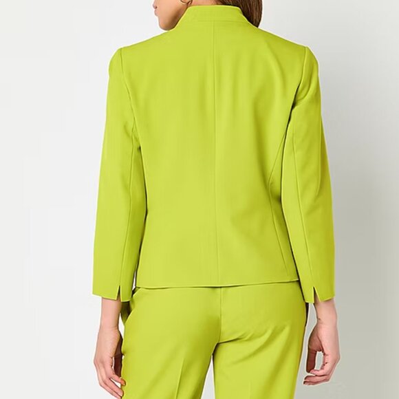 Evan-Picone Black Label Kiwi Crepe Blazer Jacket 6 NWT - Picture 2 of 11